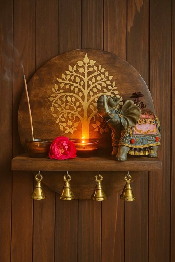 Tree of Life Mandir Shelf