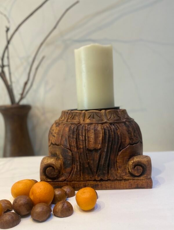 Baroque Column Candle Holder