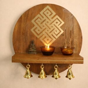 Endless knot Mandir Shelf