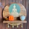gautama buddha meditation shelf