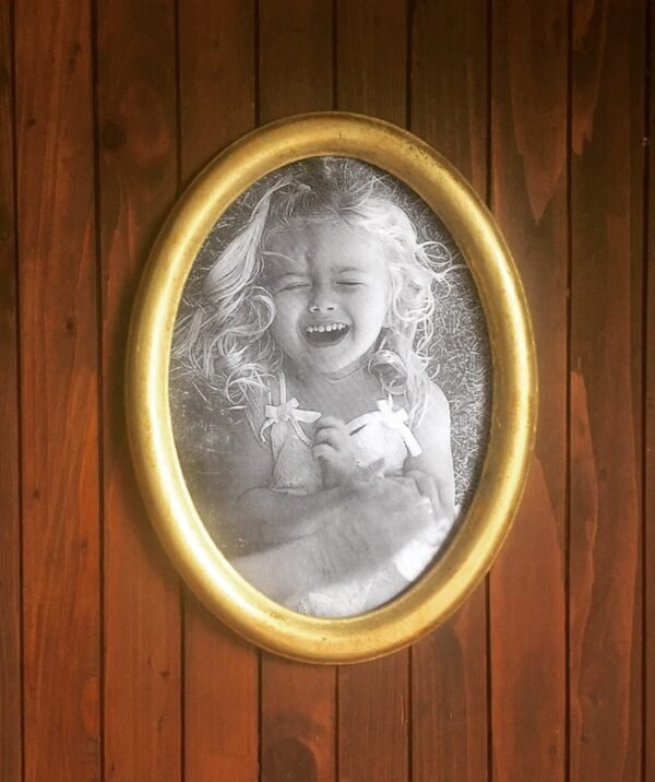 Amber Gold Photo Frame