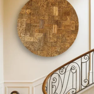 Crested wheel panel