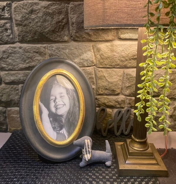 Ebony Gold Photo Frames