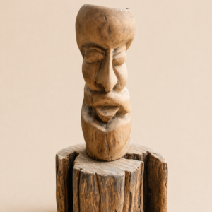 Totem man sculpture