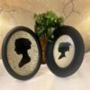 Silhouette Vintage Lady Pair