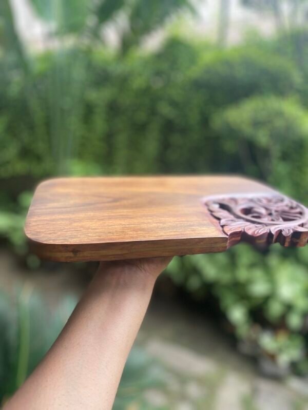 Carved Corner Platter